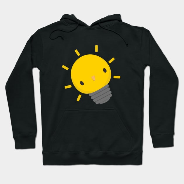 Kawaii lightbulb Hoodie by happinessinatee